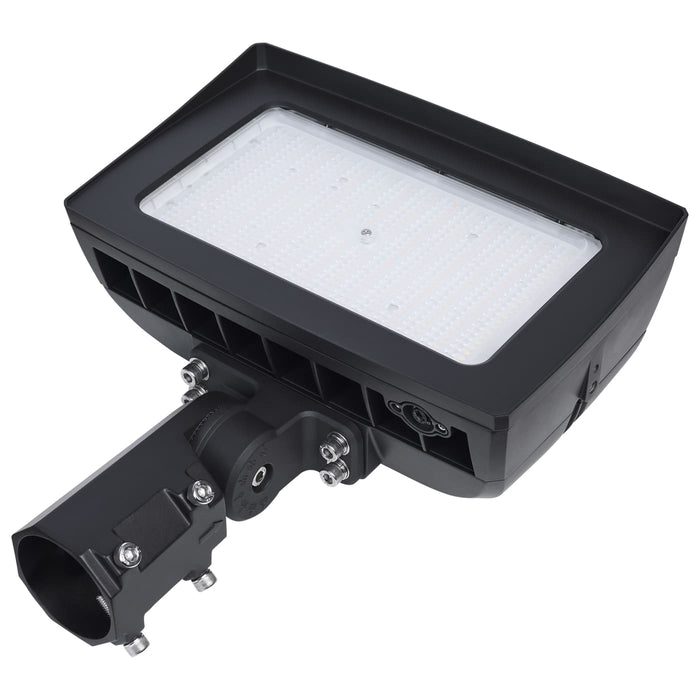 SATCO/NUVO LED Flood Light Wattage/CCT Selectable 150W/125W/100W 3000K/4000K/5000K Beam Angle Selectable Bronze Finish 120-347V (65-1542)