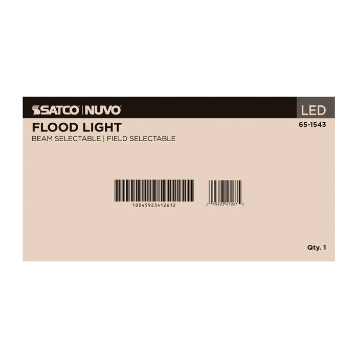SATCO/NUVO LED Flood Light Wattage/CCT Selectable 300W/250W/200W 3000K/4000K/5000K Beam Angle Selectable Bronze Finish 120-347V (65-1543)