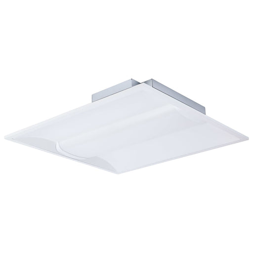SATCO/NUVO 2X2 LED Single Basket Troffer Wattage/CCT Selectable 20W/30W/40W 3500K/4000K/5000K 120-277V White Finish (65-1600)