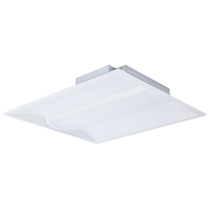 SATCO/NUVO 2X2 LED Single Basket Troffer Wattage/CCT Selectable 20W/30W/40W 3500K/4000K/5000K 120-277V White Finish (65-1600)