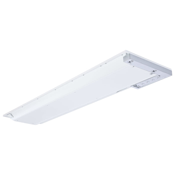 SATCO/NUVO 1X4 LED Single Basket Troffer Wattage/CCT Selectable 20W/30W/40W 3500K/4000K/5000K 120-277V White Finish (65-1602)