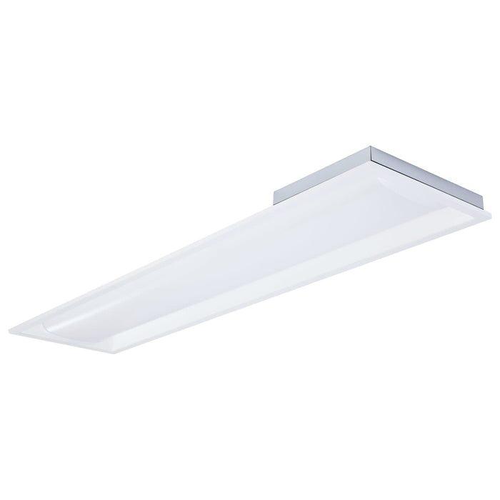 SATCO/NUVO 1X4 LED Single Basket Troffer Wattage/CCT Selectable 20W/30W/40W 3500K/4000K/5000K 120-277V White Finish (65-1602)