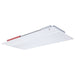 SATCO/NUVO 2X4 LED Single Basket Troffer Wattage/CCT Selectable 30W/40W/50W 3500K/4000K/5000K Emergency Battery 120-277V White Finish (65-1604)