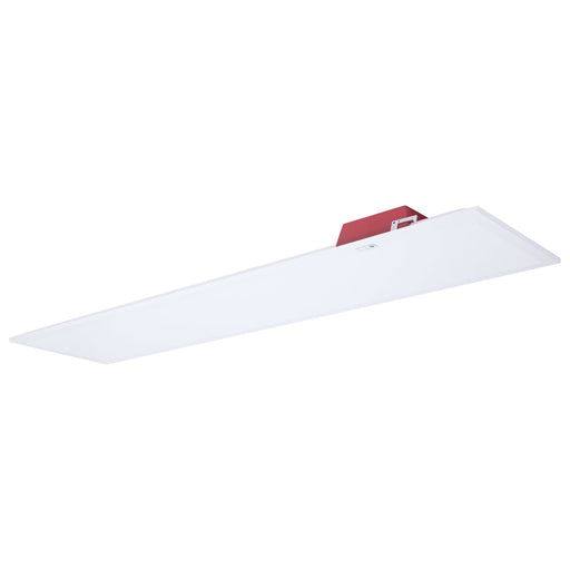 SATCO/NUVO 1X4 LED Backlit Flat Panel Wattage/CCT Selectable 20W/30W/40W 3500K/4000K/5000K Emergency Battery Backup 120-277V White (65-1667)