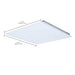 SATCO/NUVO 2X2 LED Backlit Flat Panel Wattage/CCT Selectable 20W/30W/40W 3500K/4000K/5000K 120-347V White (65-1671)