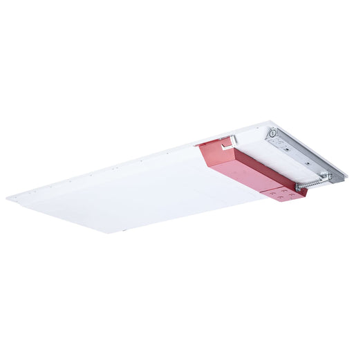 SATCO/NUVO 2X4 LED Backlit Flat Panel Wattage/CCT Selectable 30W/40W/50W 3500K/4000K/5000K Emergency Battery Backup 120-347V White (65-1676)