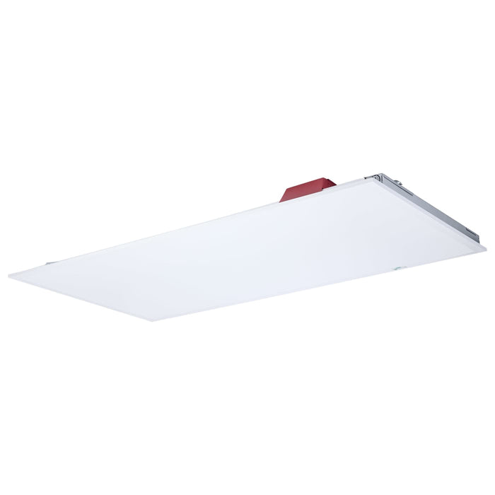 SATCO/NUVO 2X4 LED Backlit Flat Panel Wattage/CCT Selectable 30W/40W/50W 3500K/4000K/5000K Emergency Battery Backup 120-347V White (65-1676)
