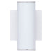 SATCO/NUVO 10W 1-Light Small LED Wall Sconce CCT Selectable 3000K/4000K/5000K 90 CRI Non-Dimmable 120-277V Up Or Down Installation White (65-1750)