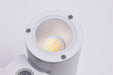 SATCO/NUVO 10W 1-Light Small LED Wall Sconce CCT Selectable 3000K/4000K/5000K 90 CRI Non-Dimmable 120-277V Up Or Down Installation White (65-1750)