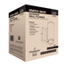 SATCO/NUVO 10W 1-Light Small LED Wall Sconce CCT Selectable 3000K/4000K/5000K 90 CRI Non-Dimmable 120-277V Up Or Down Installation Dark Bronze (65-1752)