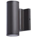 SATCO/NUVO 10W 1-Light Small LED Wall Sconce CCT Selectable 3000K/4000K/5000K 90 CRI Non-Dimmable 120-277V Up Or Down Installation Dark Bronze (65-1752)