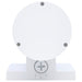 SATCO/NUVO 10W 1-Light Medium LED Wall Sconce CCT Selectable 3000K/4000K/5000K 90 CRI Non-Dimmable 120-277V Up Or Down Installation White (65-1753)