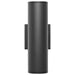 SATCO/NUVO 10W 1-Light Medium LED Wall Sconce CCT Selectable 3000K/4000K/5000K 90 CRI Non-Dimmable 120-277V Up Or Down Installation Black (65-1754)