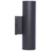 SATCO/NUVO 10W 1-Light Medium LED Wall Sconce CCT Selectable 3000K/4000K/5000K 90 CRI Non-Dimmable 120-277V Up Or Down Installation Dark Bronze (65-1755)