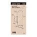 SATCO/NUVO 10W 1-Light Medium LED Wall Sconce CCT Selectable 3000K/4000K/5000K 90 CRI Non-Dimmable 120-277V Up Or Down Installation Dark Bronze (65-1755)