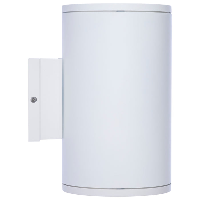 SATCO/NUVO 20W 1-Light Large LED Wall Sconce CCT Selectable 3000K/4000K/5000K 90 CRI Non-Dimmable 120-277V Up Or Down Installation White (65-1756)