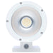 SATCO/NUVO 20W 1-Light Large LED Wall Sconce CCT Selectable 3000K/4000K/5000K 90 CRI Non-Dimmable 120-277V Up Or Down Installation White (65-1756)