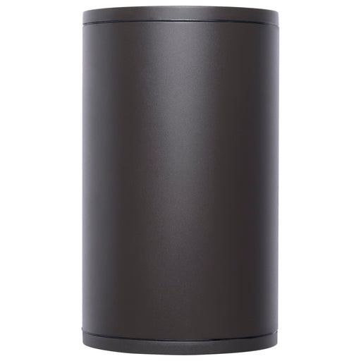 SATCO/NUVO 20W 1-Light Large LED Wall Sconce CCT Selectable 3000K/4000K/5000K 90 CRI Non-Dimmable 120-277V Up Or Down Installation Dark Bronze (65-1758)
