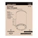 SATCO/NUVO 20W 1-Light Large LED Wall Sconce CCT Selectable 3000K/4000K/5000K 90 CRI Non-Dimmable 120-277V Up Or Down Installation Dark Bronze (65-1758)