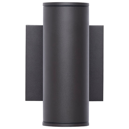 SATCO/NUVO 10W 2-Light Small LED Wall Sconce CCT Selectable 3000K/4000K/5000K 90 CRI Non-Dimmable 120-277V Up And Down Installation Dark Bronze (65-1761)