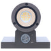 SATCO/NUVO 10W 2-Light Small LED Wall Sconce CCT Selectable 3000K/4000K/5000K 90 CRI Non-Dimmable 120-277V Up And Down Installation Dark Bronze (65-1761)
