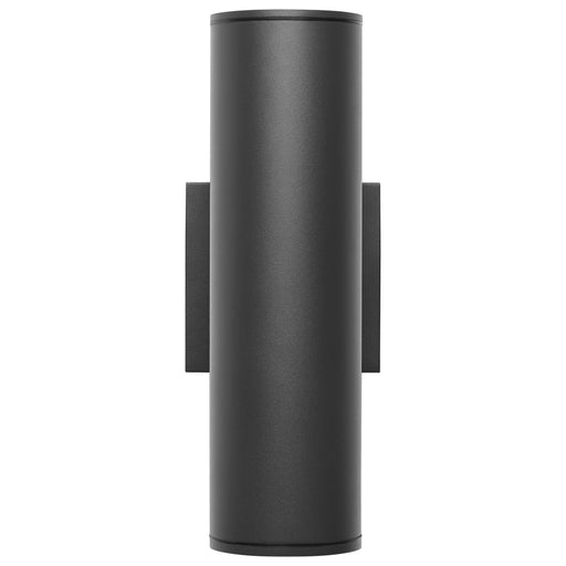 SATCO/NUVO 20W 2-Light Medium LED Wall Sconce CCT Selectable 3000K/4000K/5000K 90 CRI Non-Dimmable 120-277V Up And Down Installation Black (65-1763)