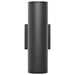 SATCO/NUVO 20W 2-Light Medium LED Wall Sconce CCT Selectable 3000K/4000K/5000K 90 CRI Non-Dimmable 120-277V Up And Down Installation Black (65-1763)