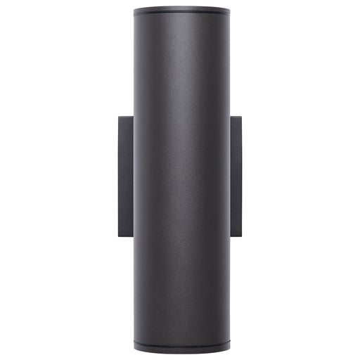 SATCO/NUVO 20W 2-Light Medium LED Wall Sconce CCT Selectable 3000K/4000K/5000K 90 CRI Non-Dimmable 120-277V Up And Down Installation Dark Bronze (65-1764)
