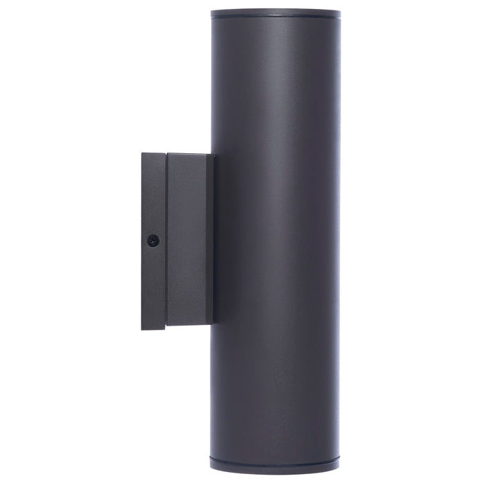 SATCO/NUVO 20W 2-Light Medium LED Wall Sconce CCT Selectable 3000K/4000K/5000K 90 CRI Non-Dimmable 120-277V Up And Down Installation Dark Bronze (65-1764)