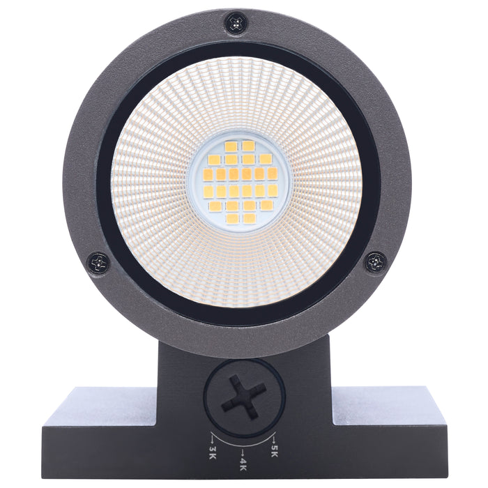 SATCO/NUVO 20W 2-Light Medium LED Wall Sconce CCT Selectable 3000K/4000K/5000K 90 CRI Non-Dimmable 120-277V Up And Down Installation Dark Bronze (65-1764)