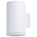 SATCO/NUVO 36W 2-Light Large LED Wall Sconce CCT Selectable 3000K/4000K/5000K 90 CRI Non-Dimmable 120-277V Up And Down Installation White (65-1765)