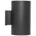 SATCO/NUVO 36W 2-Light Large LED Wall Sconce CCT Selectable 3000K/4000K/5000K 90 CRI Non-Dimmable 120-277V Up And Down Installation Black (65-1766)