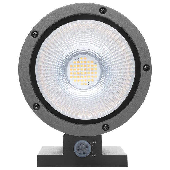 SATCO/NUVO 36W 2-Light Large LED Wall Sconce CCT Selectable 3000K/4000K/5000K 90 CRI Non-Dimmable 120-277V Up And Down Installation Black (65-1766)
