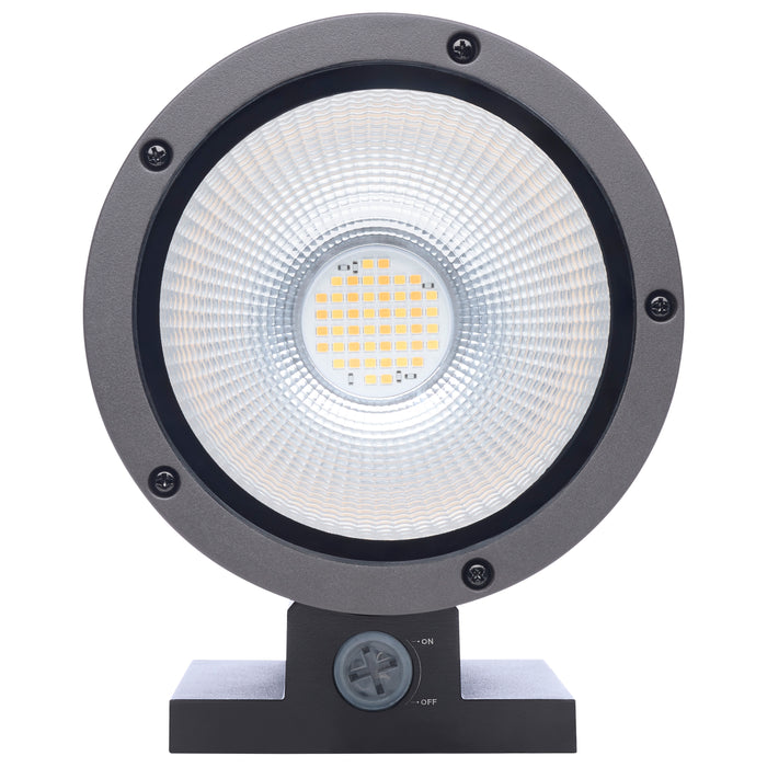 SATCO/NUVO 36W 2-Light Large LED Wall Sconce CCT Selectable 3000K/4000K/5000K 90 CRI Non-Dimmable 120-277V Up And Down Installation Dark Bronze (65-1767)
