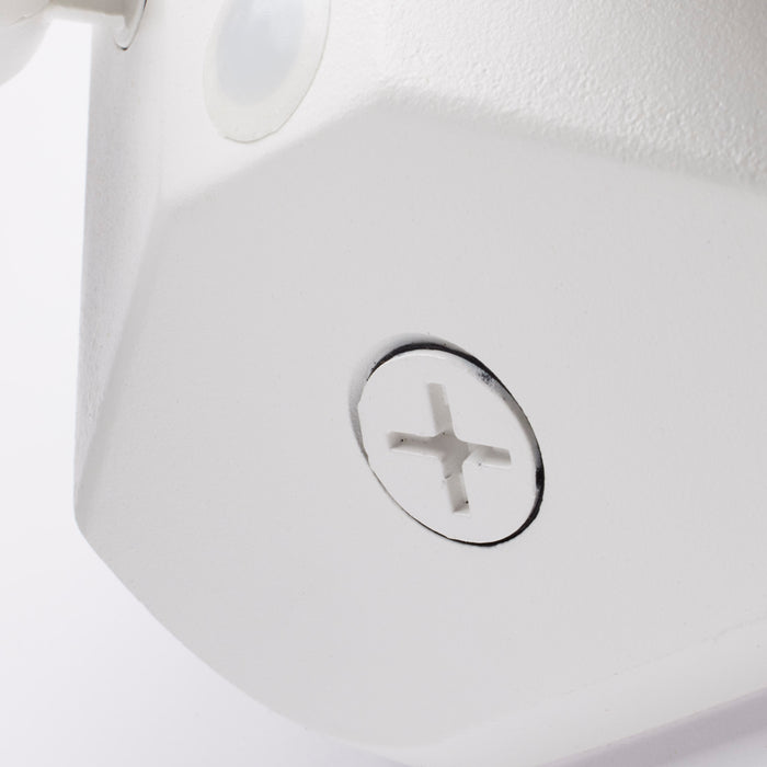 SATCO/NUVO LED Security Light Dual Head White Finish 3000K (65-210)