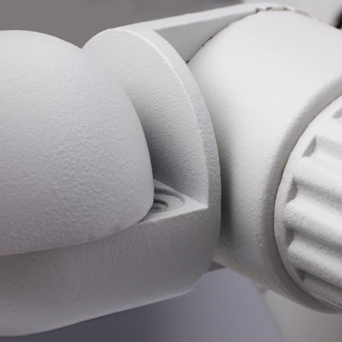 SATCO/NUVO LED Security Light Dual Head White Finish 3000K Motion Sensor (65-211)