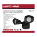 SATCO/NUVO LED Security Light Dual Head Black Finish 3000K (65-214)