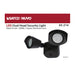 SATCO/NUVO LED Security Light Dual Head Black Finish 3000K (65-214)