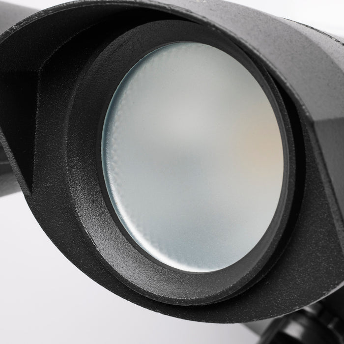 SATCO/NUVO LED Security Light Dual Head Black Finish 3000K Motion Sensor (65-215)