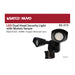 SATCO/NUVO LED Security Light Dual Head Black Finish 3000K Motion Sensor (65-215)