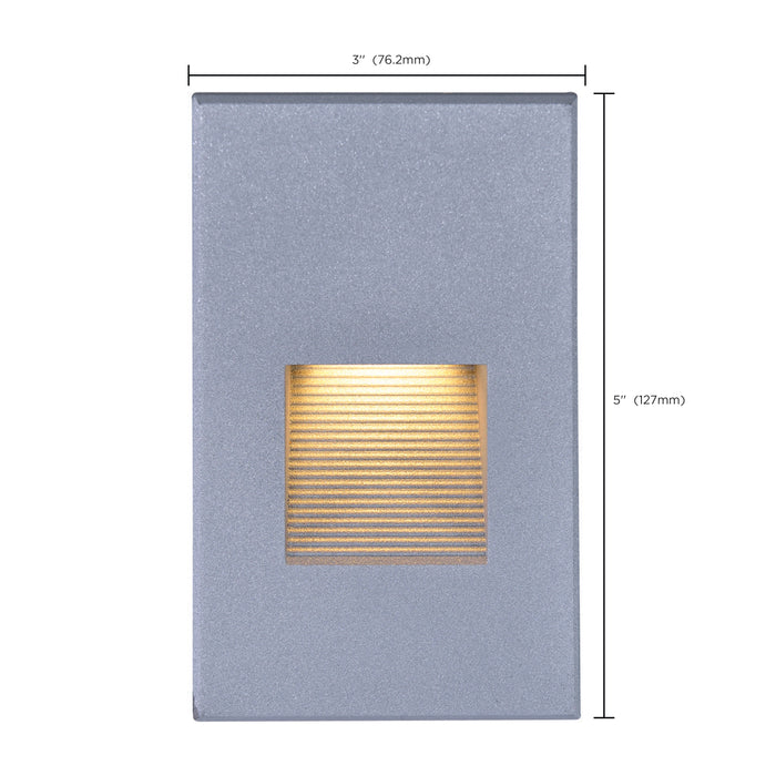 SATCO/NUVO LED Vertical Step Light 3W Gray Finish 120V 3000K (65-409)