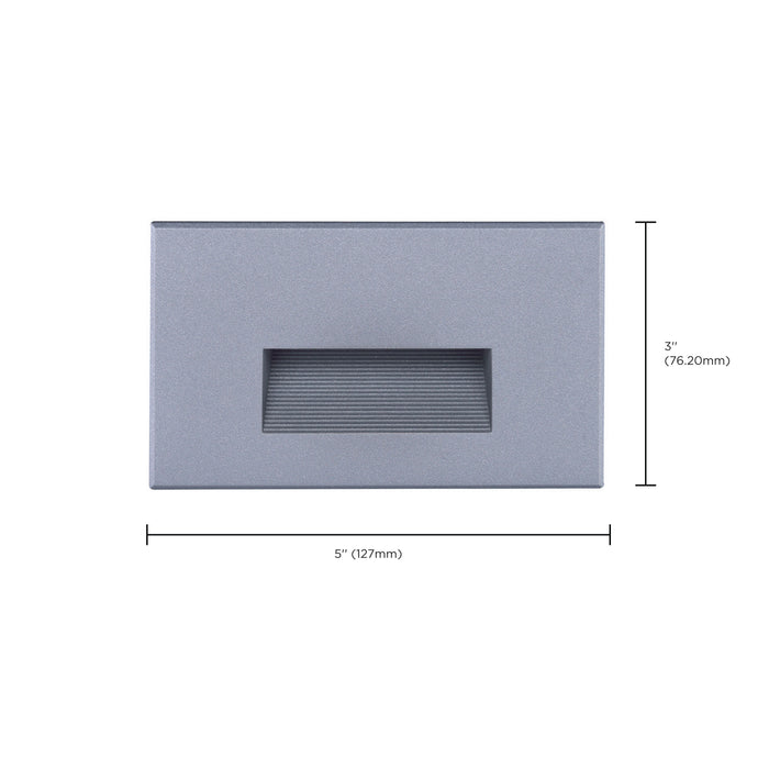SATCO/NUVO LED Horizontal Step Light 5W Gray Finish 120V 3000K (65-411)