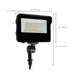 SATCO/NUVO LED Tempered Glass Flood Light With Bypassable Photocell Wattage/CCT Selectable 15W/25W/35W 3000K/4000K/5000K Colorquick/Powerquick Technology Bronze (65-541)