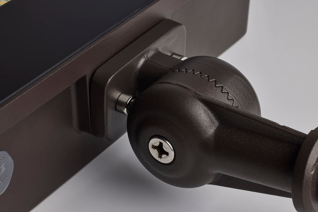 SATCO/NUVO LED Tempered Glass Flood Light With Bypassable Photocell Wattage/CCT Selectable 45W/60W/80W 3000K/4000K/5000K Colorquick/Powerquick Technology Bronze(65-542)