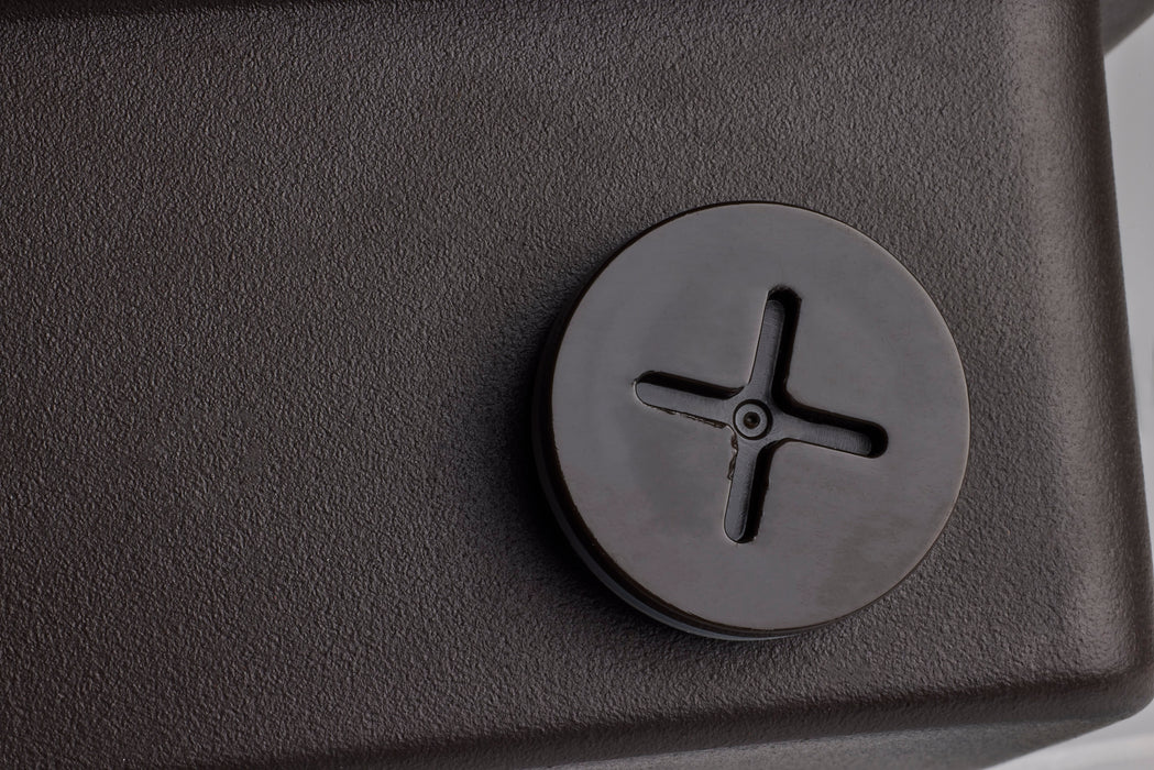 SATCO/NUVO LED Tempered Glass Flood Light With Bypassable Photocell Wattage/CCT Selectable 45W/60W/80W 3000K/4000K/5000K Colorquick/Powerquick Technology Bronze(65-542)