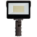 SATCO/NUVO LED Tempered Glass Flood Light With Bypassable Photocell Wattage/CCT Selectable 100W/125W/150W 3000K/4000K/5000K Colorquick/Powerquick Technology Bronze (65-543)