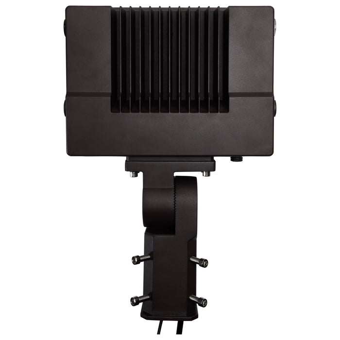 SATCO/NUVO LED Tempered Glass Flood Light With Bypassable Photocell Wattage/CCT Selectable 100W/125W/150W 3000K/4000K/5000K Colorquick/Powerquick Technology Bronze (65-543)
