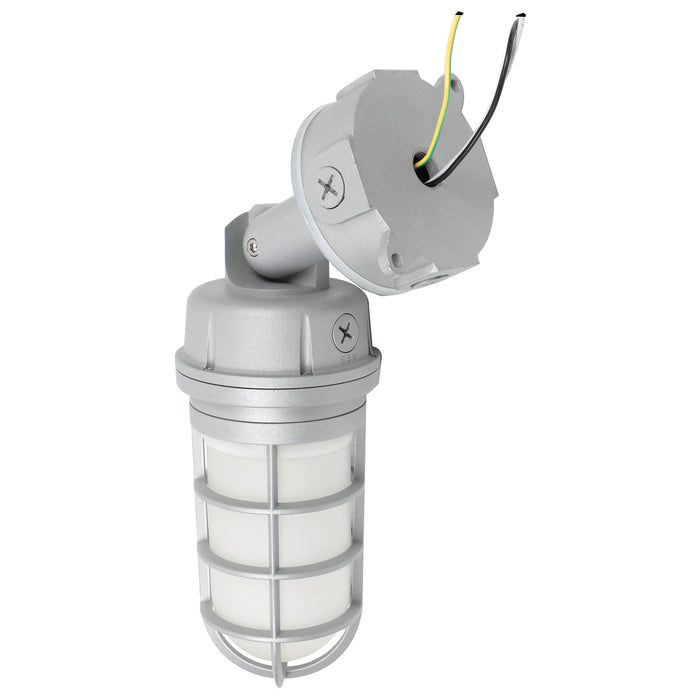 SATCO/NUVO LED Adjustable Vapor Tight Fixture 20W CCT Selectable 3000K/4000K/5000K Gray Finish (65-550)