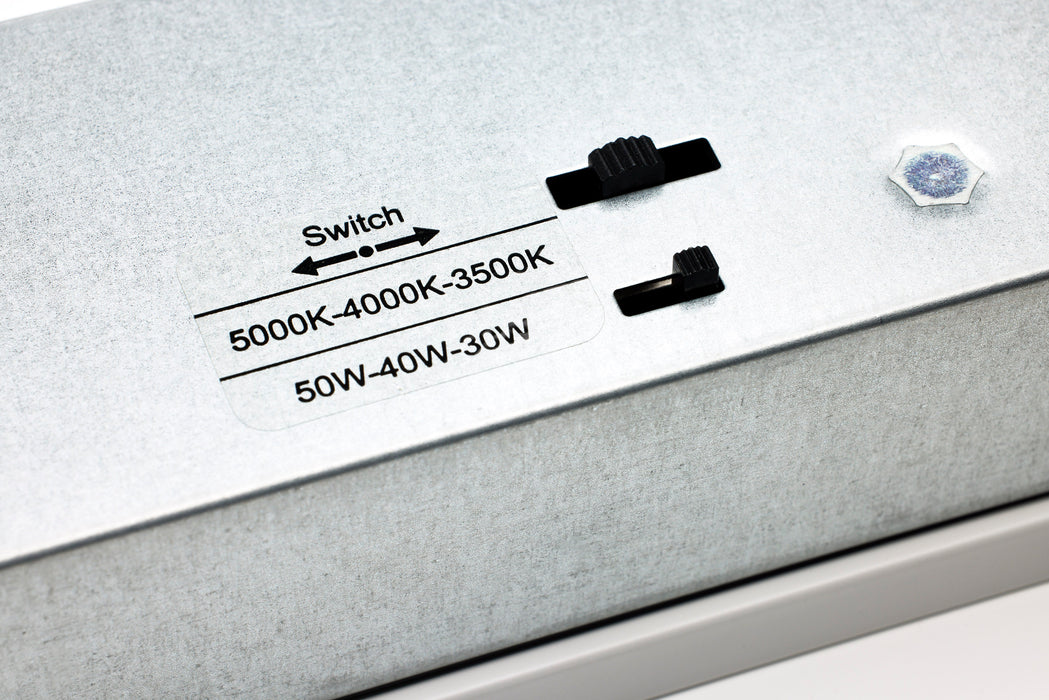 SATCO/NUVO LED 2X4 Backlit Flat Panel Wattage/CCT Selectable 20W/30W/40W 3500K/4000K/5000K 100-277V 0-10V Dimming 80 CRI (65-572R1)