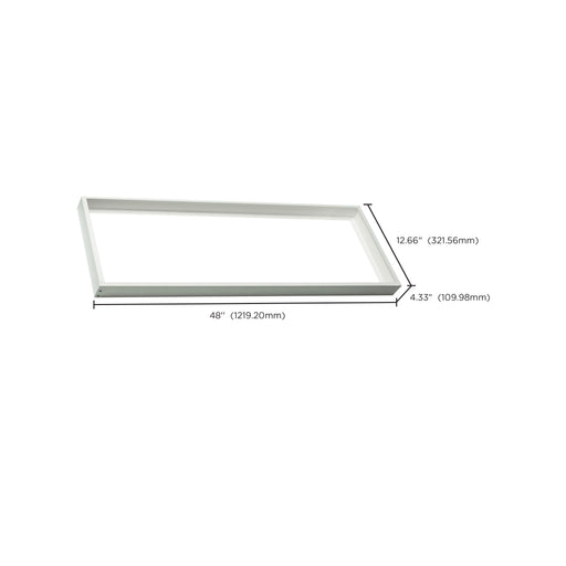 SATCO/NUVO 1X4 Backlit Panel Frame Kit White Finish For Use With Emergency Versions (65-595R1)